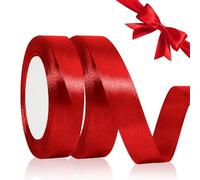 Nastro Regalo Nastro Rosso 2 Rotoli 20mmx22m Nastro Raso Nastro Colorato Nastro Bomboniere Nastro per Bomboniere Nastro Raso Rosso Nastrino per Bomboniere Nastro Rosso per Bomboniere Nastro Fiocco