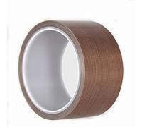 Nastro resistente alle alte temperature, Nastro in PTFE multicolore, diverse misure, spessore 0,13 mm, intervallo di temperatura da -196°C a +300°C(Brown,10mmx10m)