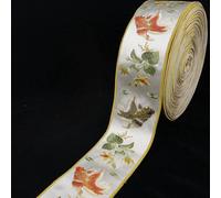 Nastro Ricamato Florale Con Trim Per Pesci Carpa Cinese Etnico Per Cucire