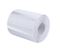 Nastro riflettente CENPEK Striscia riflettente autoadesiva bianca impermeabile ad alta visibilità 5 cm x 10 m per veicoli stradali