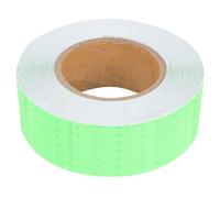 Nastro Riflettente di Sicurezza Verde in PVC per Delimitazioni e Auto | Segnalazione Luminosa per Parcheggi e Strisce Stradali, Motivo a Nido D'ape, Identificazione D'emergenza