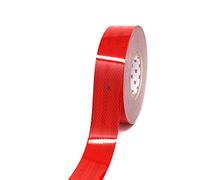 Nastro riflettente Diamond Grade 983 Scotchlite per contrassegnare bordi dei veicoli larghezza 50 mm pellicola adesiva per bordatura (Rosso - 72, 3 m)