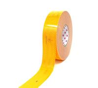 Nastro riflettente Diamond Grade 983 Scotchlite per contrassegnare bordi dei veicoli larghezza 50 mm pellicola adesiva per bordatura (Giallo - 71, 3 m)