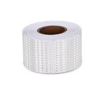 Nastro riflettente, Il nastro riflettente autoadesivo multicolore misura 10 cm x 45 m for uso automobilistico(White)