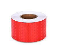 Nastro riflettente, Il nastro riflettente autoadesivo multicolore misura 10 cm x 45 m for uso automobilistico(Red)