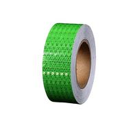 Nastro riflettente, Nastro di avvertenza riflettente fluorescente autoadesivo, nastro sicurezza verde scuro larghezze 5 cm 10 20 25 m(Width 5cm)