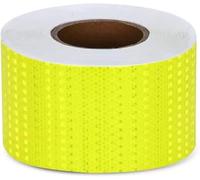 nastro riflettente, Nastro riflettente di sicurezza multicolore 10 cm x 45 m(Bright Yellow)
