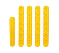 Nastro riflettente PE 7,9 cm impermeabile per ES 1-4 (giallo) | Materiale PE di lunga durata, impermeabile e resistente alla pioggia, resiste all'autolavaggio, uso esterno a lungo termine