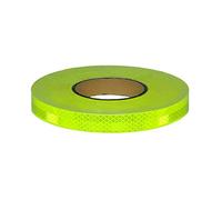 Nastro Rifrangente, Impermeabile Alta Visibilità Larghezza 2 cm, Lunghezza 10/45 metri(Fluorescent yellow green,45m)