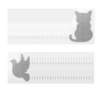 Nastro Ripara Zanzariere, DIYCUT 50 Pezzi Forte Autoadesivo Materiale in Fibra di Vetro Toppe per Zanzariere, Applicable to Ripara Zanzariere Adesivo Invisibile, Window, Screen Window