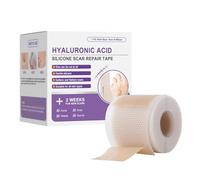 Nastro riparatore con microaghi nano all'acido ialuronico, Nastro per cicatrici di grado medico, fogli extra lunghi per cicatrici da taglio cesareo, Silicone Scar Tape for All Skin Types