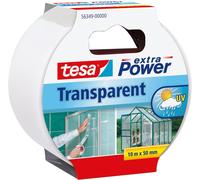 TESA 56349 TR - Nastro tessuto Tesa Extra Power®, 10 m x 48 mm, trasparente