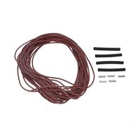 Nastro riscaldante elettrico in fibra di carbonio 12K per applicazioni di riscaldamento a pavimento, guaina in gomma siliconica, potenza 25 W/M, diametro 3 mm, lunghezza d'onda a infrarossi 8UM-18UM