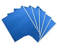 Nastro riscaldato per stampante 3D, nastro ad alta temperatura per la stampa della piattaforma, blu, 5 pezzi, 150 mm x 150 mm