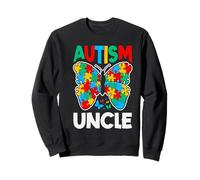 Nastro rompicapo per la consapevolezza dell'autismo Uncle Butterfly Felpa