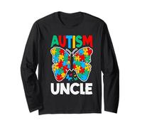 Nastro rompicapo per la consapevolezza dell'autismo Uncle Butterfly Maglia a Manica