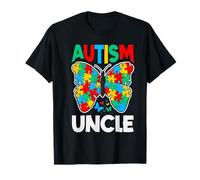Nastro rompicapo per la consapevolezza dell'autismo Uncle Butterfly Maglietta