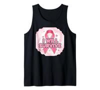 Nastro Rosa con Scritta I Will Survive Canotta