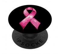 Nastro rosa per la consapevolezza del cancro al seno, speranza, forza PopSockets PopGrip Adesivo