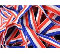 Nastro rosso, bianco e blu, bandiera britannica Union Jack, nastro decorativo con fiocco del Regno Unito, 10 mm/4 metri