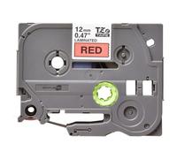 Nastro Rotolo Etichette Etichettatrice Brother P-touch 12mm X 8m Rosso Tze_