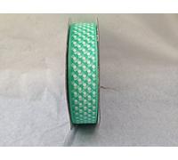 NASTRO ROTOLO ORGANZA POIS 10 MM BOBINA 50 METRI (TIFFANY)