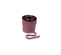 Nastro sbieco in cotone, 100% cotone, 18 mm, piegato, rosa antico (136)