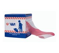 Nastro segnalazione Viva messaggio bianco/rosso 70mm x 200m 1650B/R