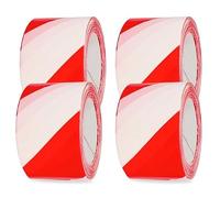 Nastro segnaletico Amig 4 rotoli 200m x 70mm rosso bianco flessibile e resistent