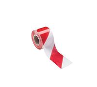 NASTRO SEGNALETICO BIANCO/ROSSO H 7cm X 200m