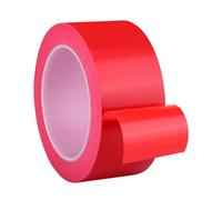 Nastro segnaletico di pericolo e avvertenza, Confezione di nastri avvertenza pericolo da 2 formati multipli multicolori(Red,17M-0.15MM-60MM)