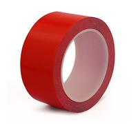 Nastro segnaletico giallo e nero, Nastro riflettente di segnalazione pericolo multicolore 80 mm for 40 m(Red)