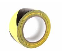 NASTRO SEGNALETICO IN POLIETILENE GIALLO/NERO 200MT x70mm CF 24 pezzi SCATOLA