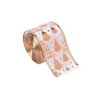 Nastro Seta Natale 2 Rotoli x 2m Ciascuno Confezione Regalo Decorazione | Eleva i tuoi regali di Natale con il nostro nastro natalizio liscio come la seta!(2rolls-2Meter(78.7in)/roll#B)