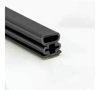 Nastro sigillante autoadesivo in silicone, 6 m, insonorizzante, fermaporta, finestra, sigillante, resistente all'umidità, nastro adesivo resistente - 10x10 nero - 6 m