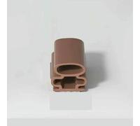 Nastro sigillante autoadesivo in silicone, 6 m, insonorizzante, fermaporta, finestra, sigillante, resistente all'umidità, nastro adesivo resistente - 10x12 marrone - 6 m