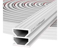 Nastro sigillante autoadesivo per porta, in gomma, per finestre, per porte (bianco, 1 cm x 6 m)