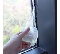 Nastro sigillante autoadesivo per porte e finestre, strisce di tenuta per porte, 5 cm x 10 m, impermeabile, trasparente, resistente alle intemperie, per interni e esterni, antivento, paraspifferi per