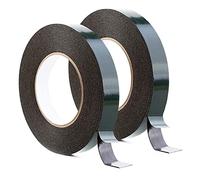 Nastro sigillante biadesivo in schiuma PE | Nero Dimensioni 10-50 mm, spessore 2 mm. Utilizzo: cartelli stradali for porte(25 mm*2 mm*5 meters)