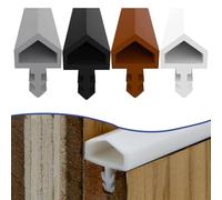 Nastro sigillante in gomma per telaio della porta, 5 m e 10 mm, per fermaporta della stanza, isola dal rumore del vento e dalla polvere, adatto per porte di ufficio e casa (giallo)