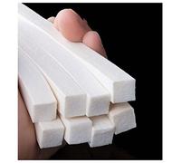 Nastro sigillante in schiuma, Guarnizione in gomma siliconica espansa quadrata da 1 m, 3x20 mm-25x30 mm, bianca, for porte e finestre(15x20mm)