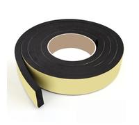 Nastro sigillante in schiuma, Nastro autoadesivo in gommapiuma for sigillatura e isolamento Nero 6mmx(35-60) mm(6mmx35mm)