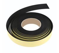 Nastro sigillante in schiuma, Striscia di tenuta in gomma autoadesiva da 2 m nera 8 mm x (10-50)(8mmx40mm)