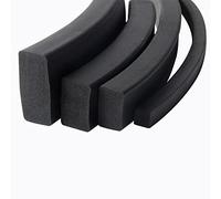 Nastro sigillante in schiuma, striscia di tenuta stagna, in spugna gomma EPDM da 1,5 mm, 2, 3, 4, 6, 7, 8 9 10 12 13 14 15 16 17, spessore m, nero(47mm x 5mm)