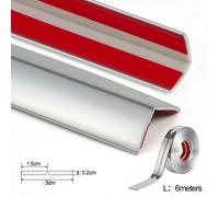 Nastro sigillante linea battiscopa parete facile installazione 6M 3cm per strisc