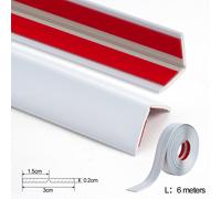 Nastro sigillante linea battiscopa parete facile installazione 6M 3cm per strisc