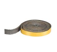 Nastro sigillante per camino, autoadesivo, per canna fumaria, porta del camino, affumicatore, forno, 2 mm × 15 mm × 2,5 m