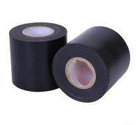 Nastro sigillante per condotti di aria condizionata in PVC 2 pezzi per isolamento HVAC e prevenzione delle perdite dei giunti dei tubi (nero)