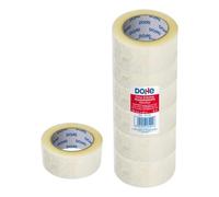 Nastro sigillante per imballaggi Dohe - Larghezza 50 mm - Adesivo forte e potente - Silenzioso - Trasparente NEW