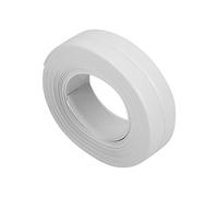 Nastro sigillante per pareti con striscia sigillante in PVC Adesivo per lavello da bagno Bordo per lavabo per bagno WC Lavello da cucina ad angolo(22mm*3.2M-Bianco)